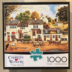 🧩Complete🧩 Charles Wysocki “Olde Cape Cod” 1000 piece puzzle